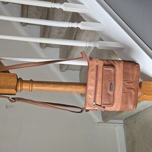Stone Mountain Accessories Tan Crossbody Bag
